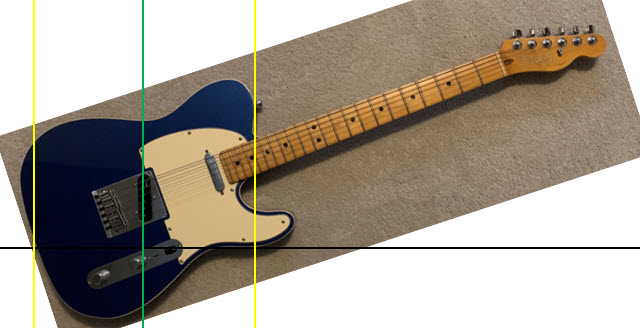 Analysis of ergonomics while playing theT-style electric guitar standing
